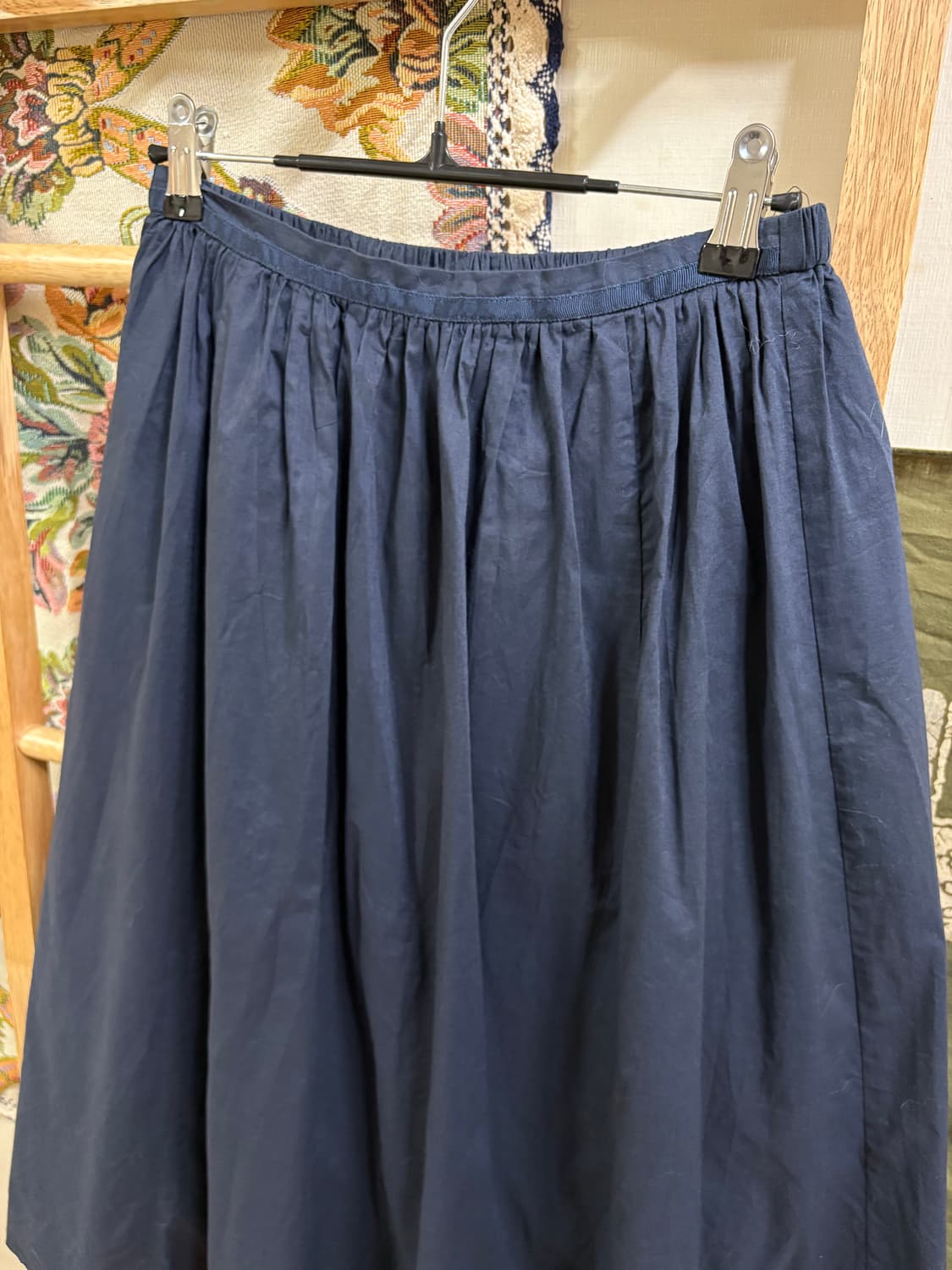 일본 st 모리 네이비 롱스커트 상품이미지2