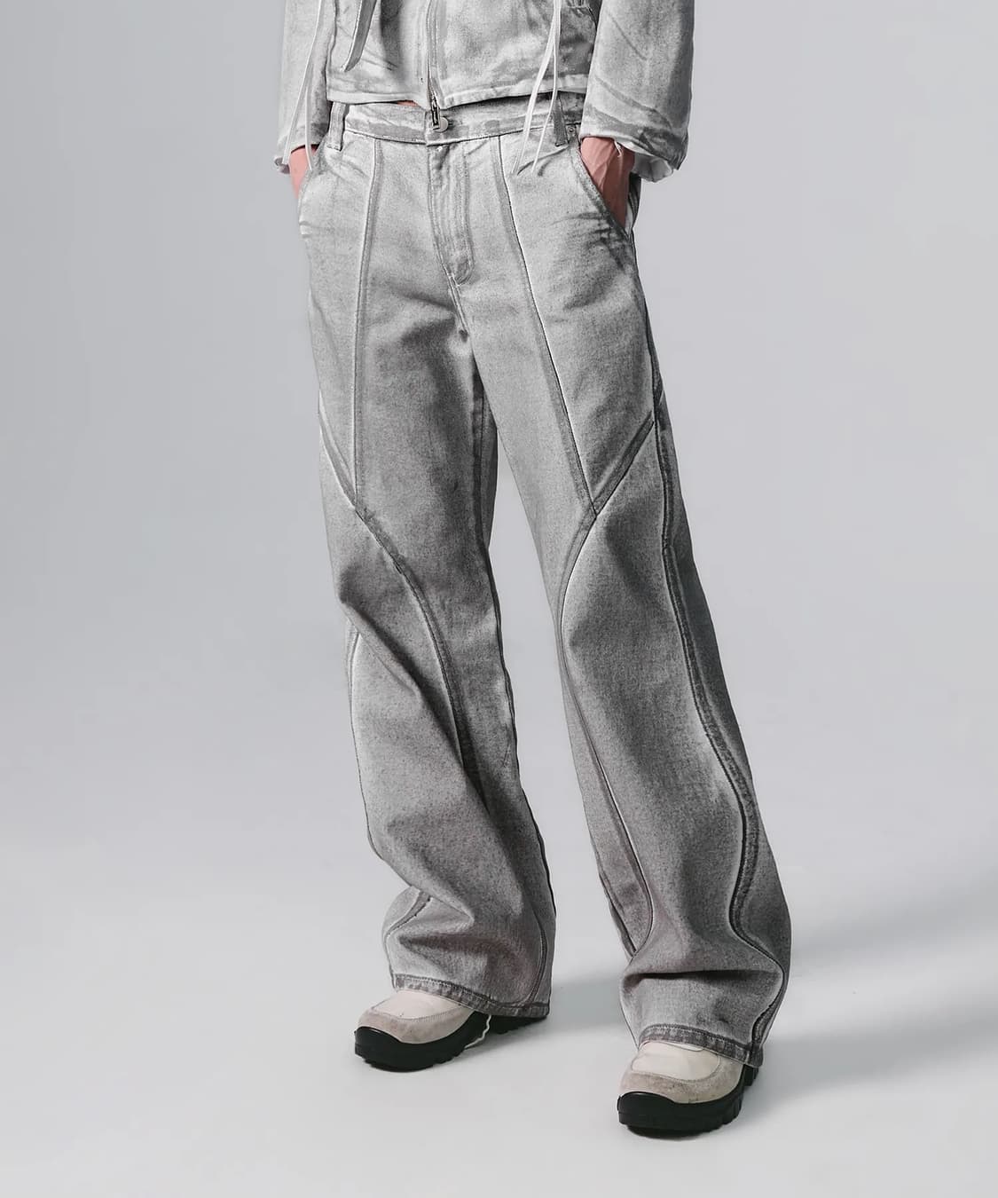 [0] 나체 seam line washing jeans 상품이미지1