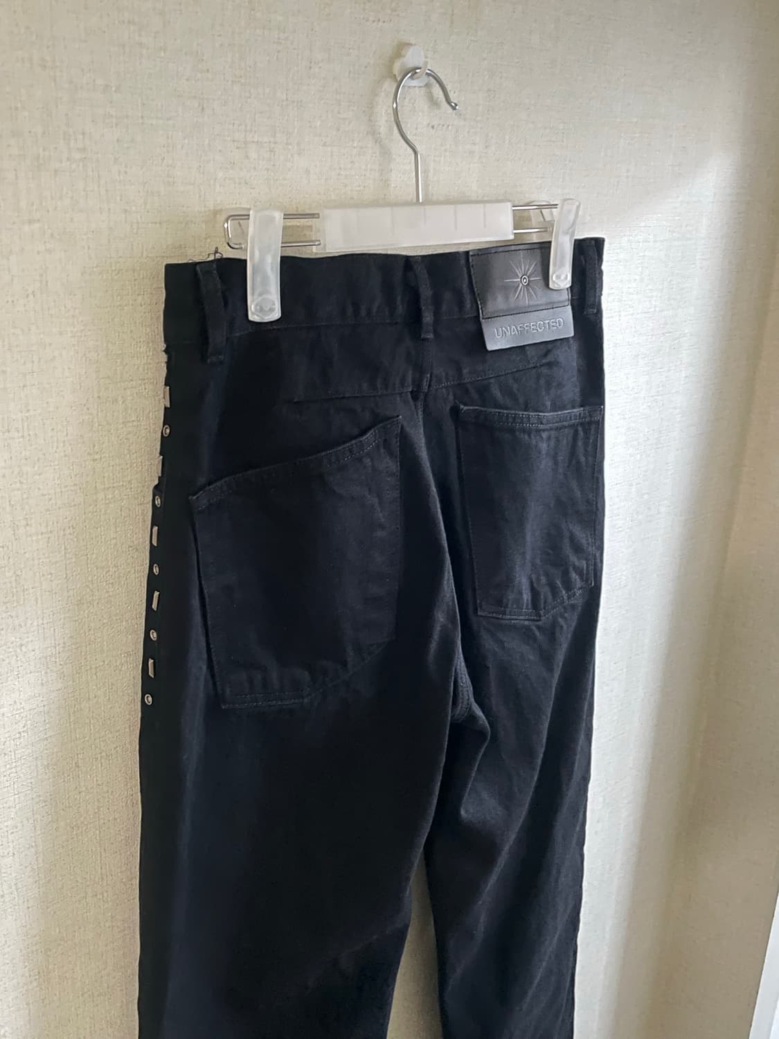 언어펙티드 스터드 블랙 데님 S 상품이미지6