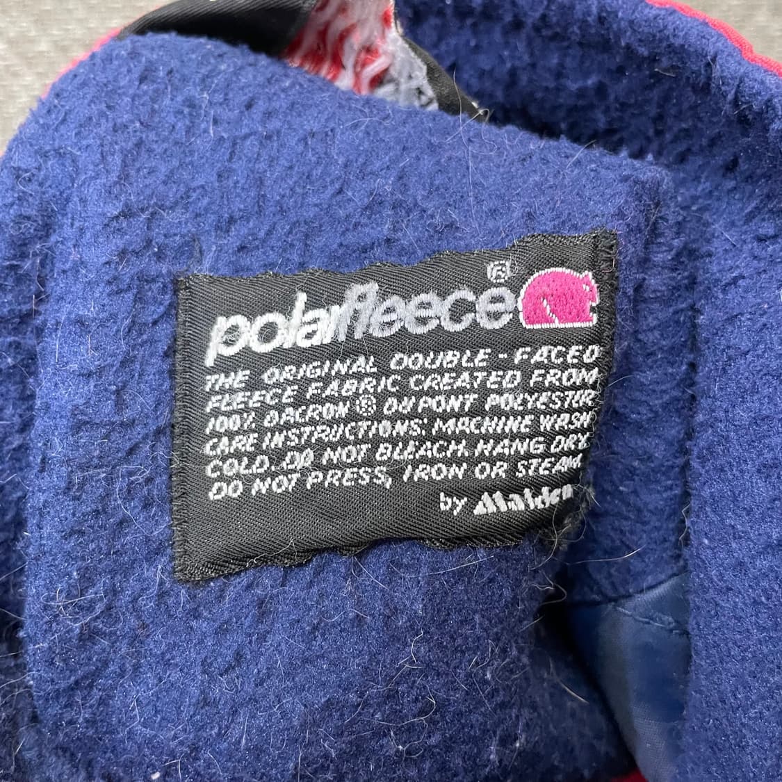 U.S.A. 레드 안감기모 봄버 자켓 점퍼 M 상품이미지7