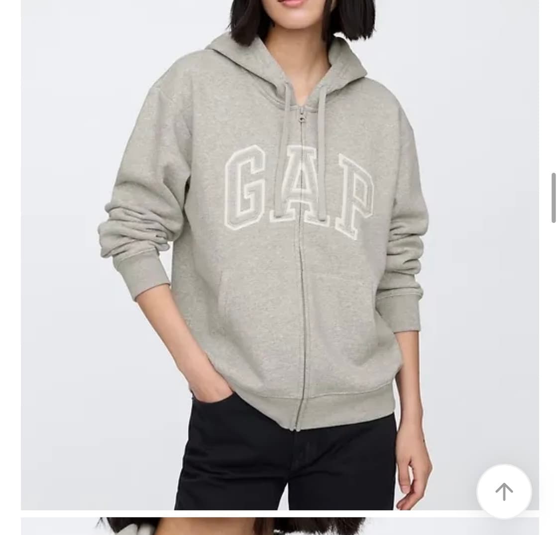 갭 여성 후드집업 xl 상품이미지1