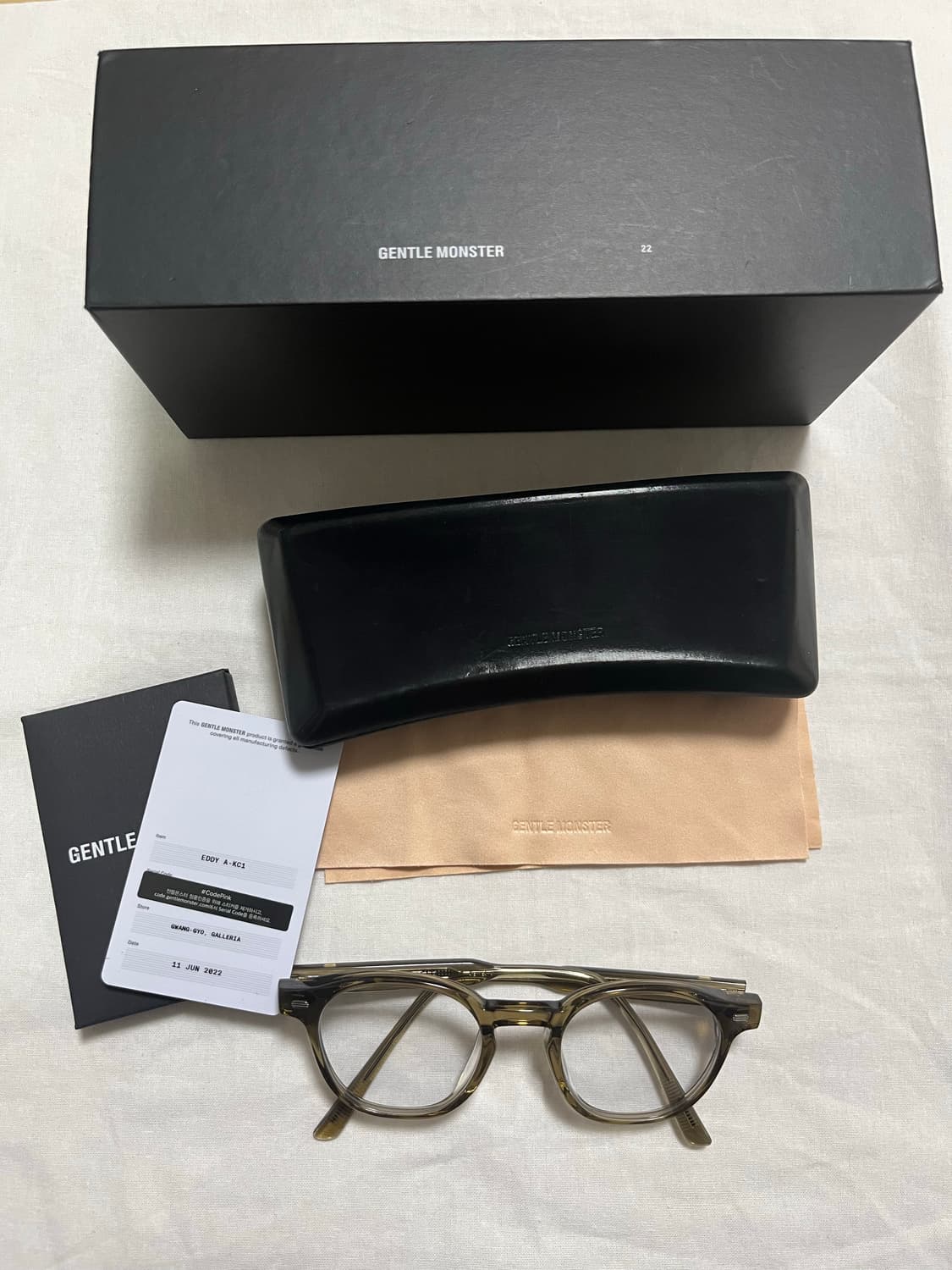 젠틀몬스터 EDDY A-KC1 Full box 상품이미지1