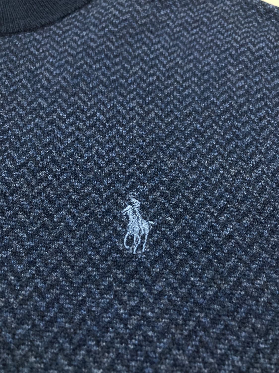 폴로 헤링본 니트 S(95) 판매 상품이미지5