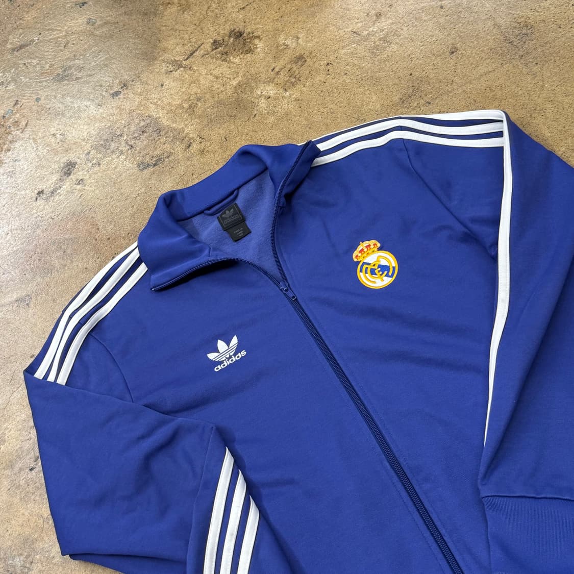 아디다스 레알 마드리드 오리지널 파이어버드 퍼플 트랙탑 져지 상품이미지1