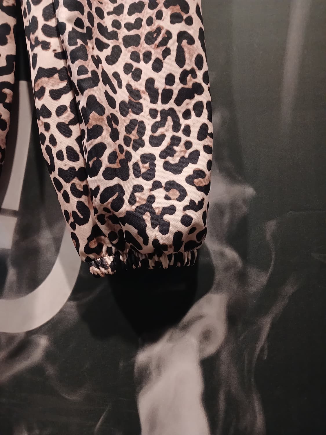 레오파드 호피 후드set 상품이미지6