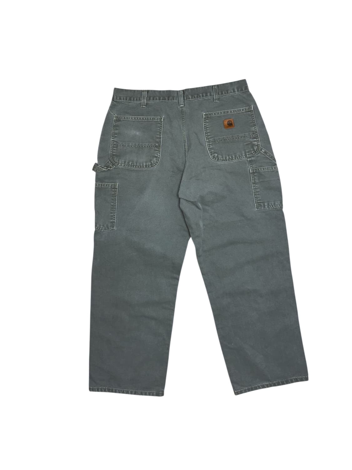 칼하트 b11 모스그린 싱글니 카펜터 워크팬츠 상품이미지5