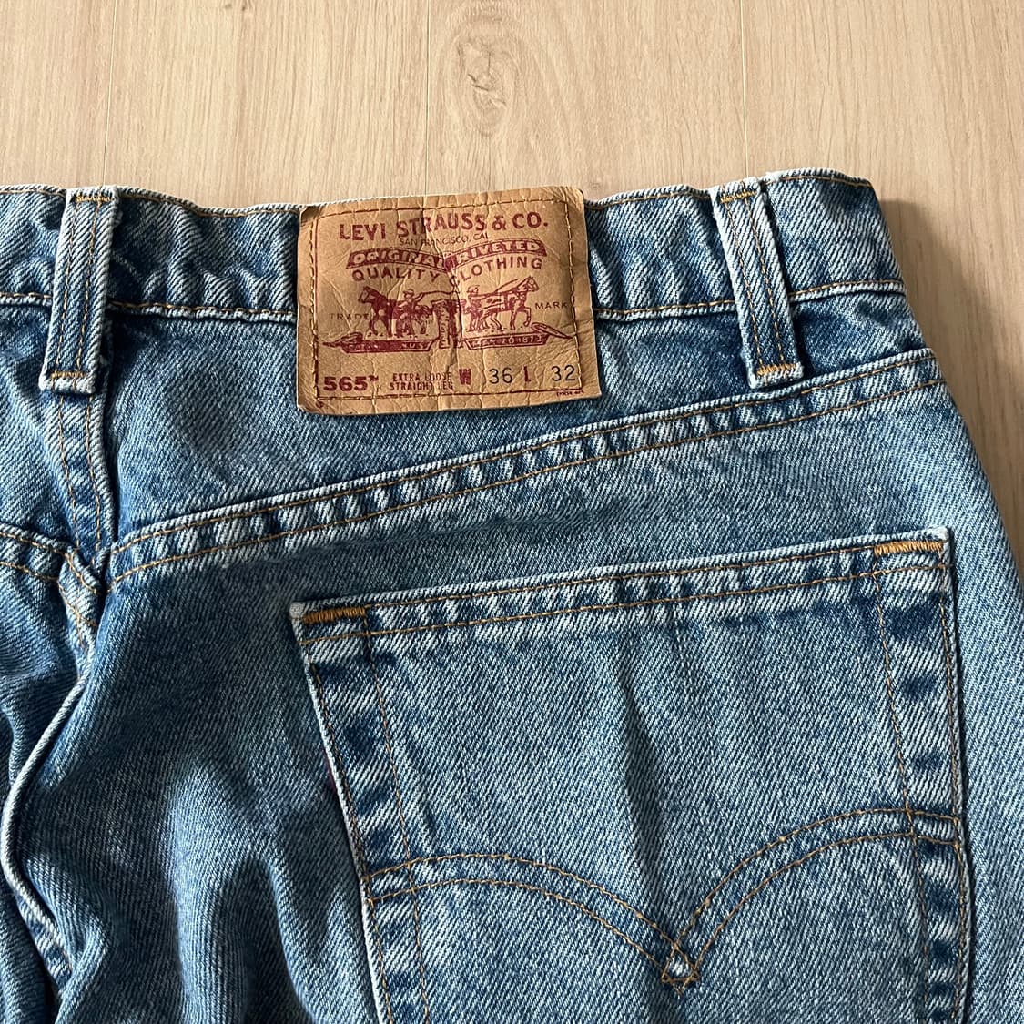[36X32] 90s 빈티지 리바이스 565 made in usa 상품이미지5