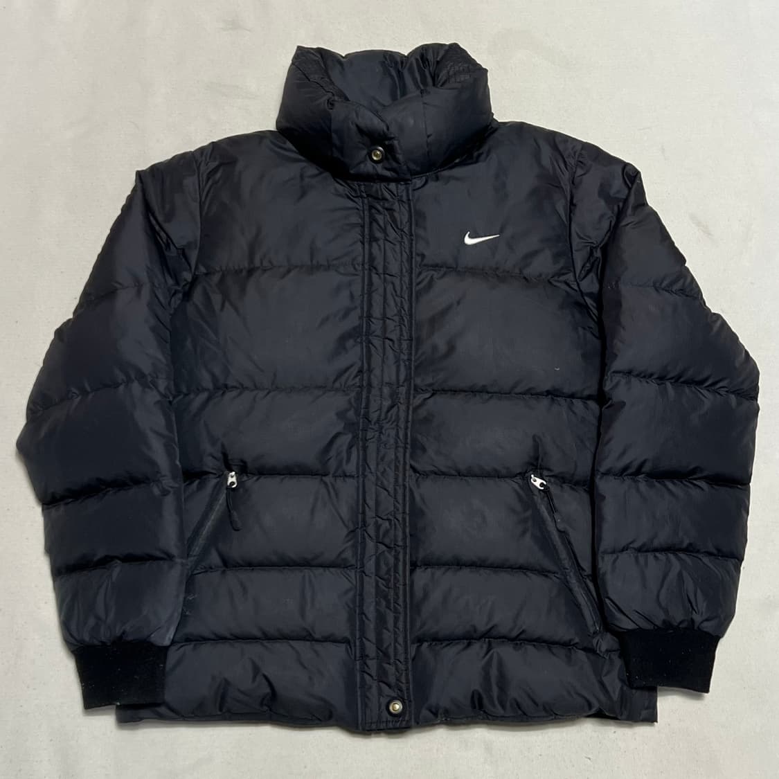 L 나이키 여성용 블랙 다운 패딩 점퍼 상품이미지2