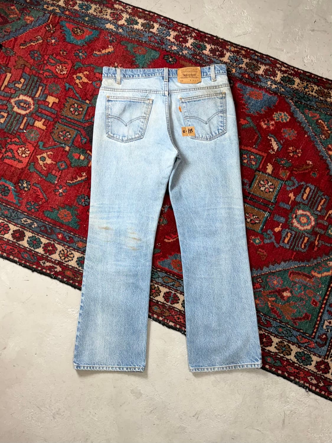 90’s USA 빈티지 리바이스 517 오렌지탭 부츠컷 리바이스 청바지 상품이미지4