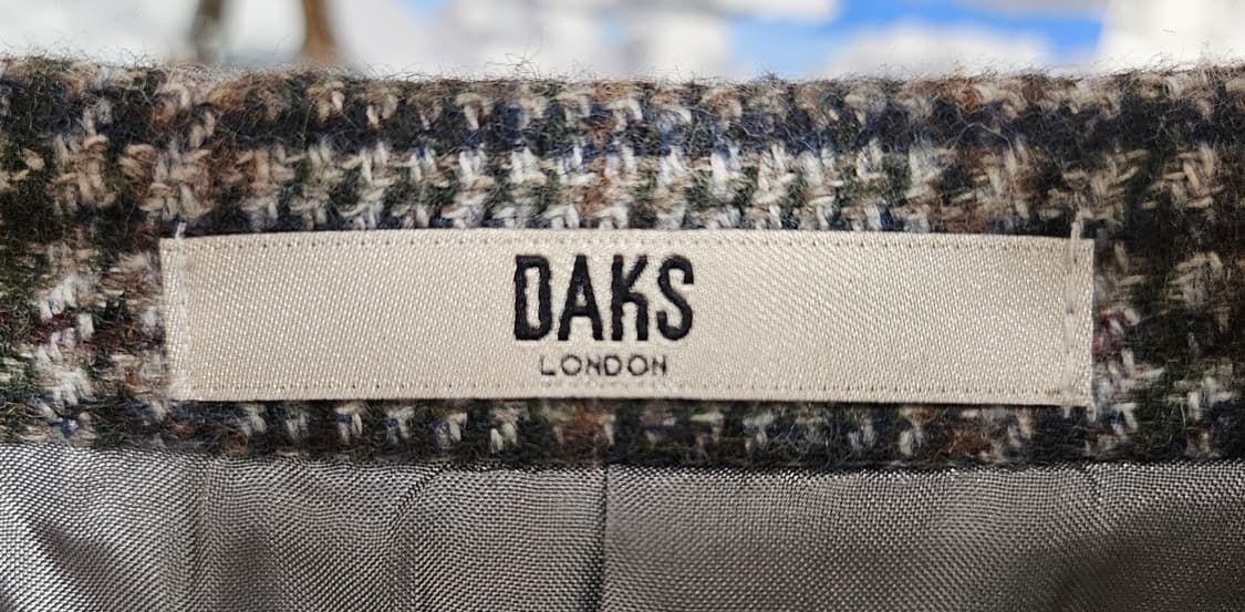 닥스 남성자켓 105 베이비 알파카 싱글 체크자켓 ML89 상품이미지3