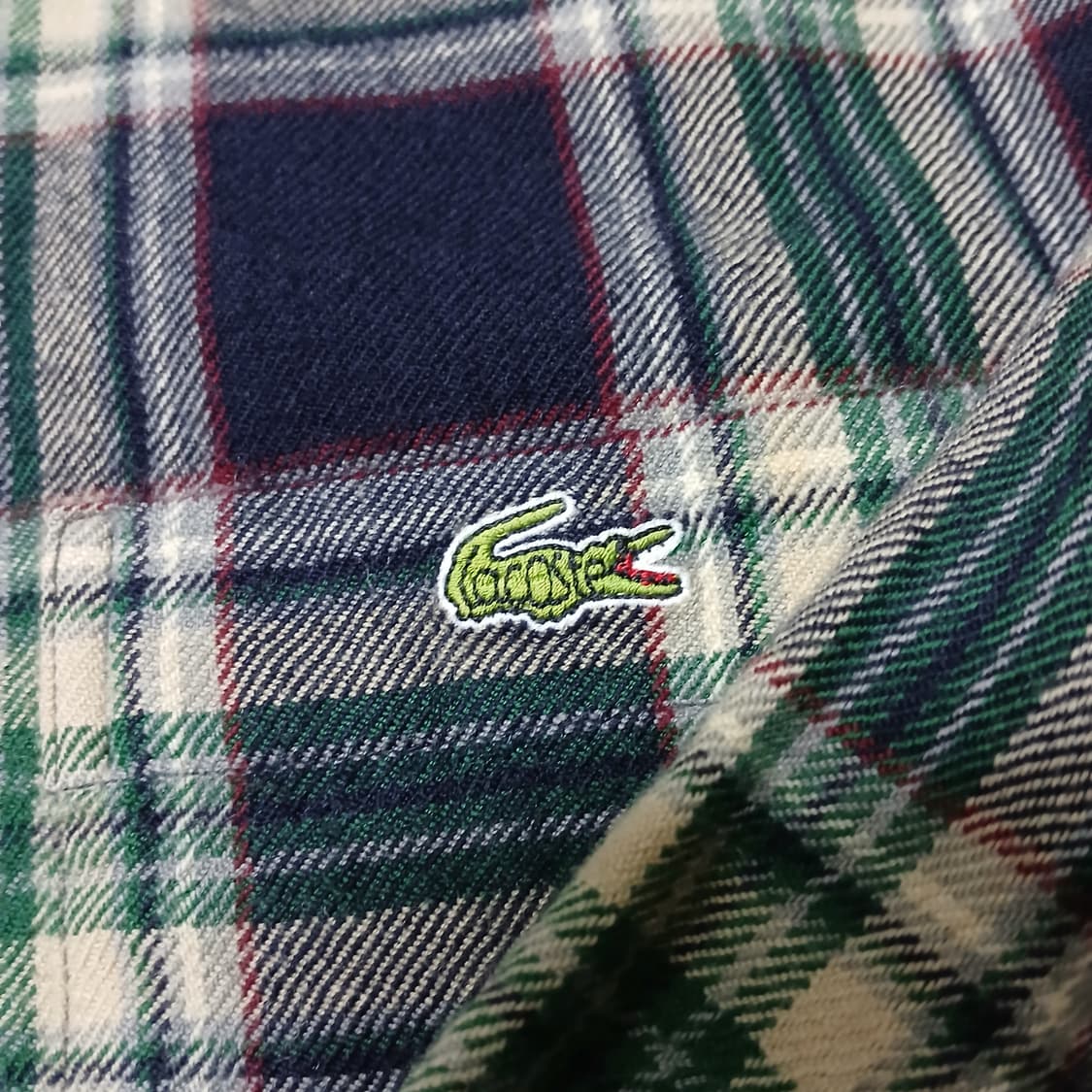 lacoste 라코스테 모 셔츠 남방 체크 빈티지 서광 상품이미지2