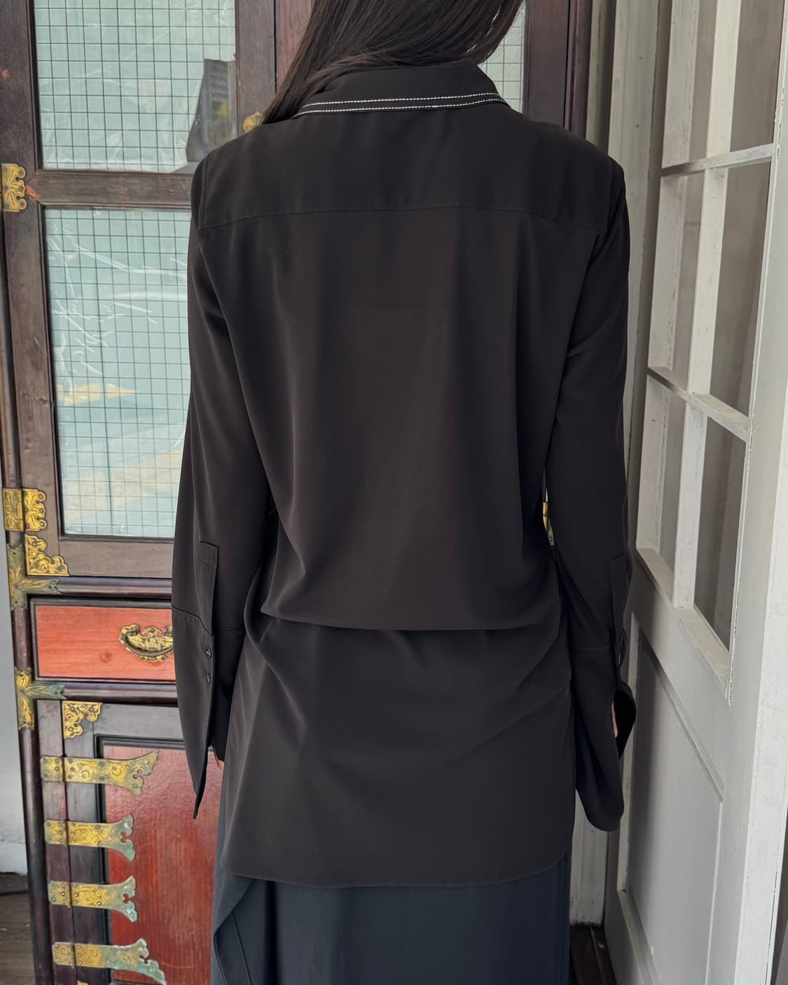 요지 야마모토 YS 집업 셔츠 상품이미지3