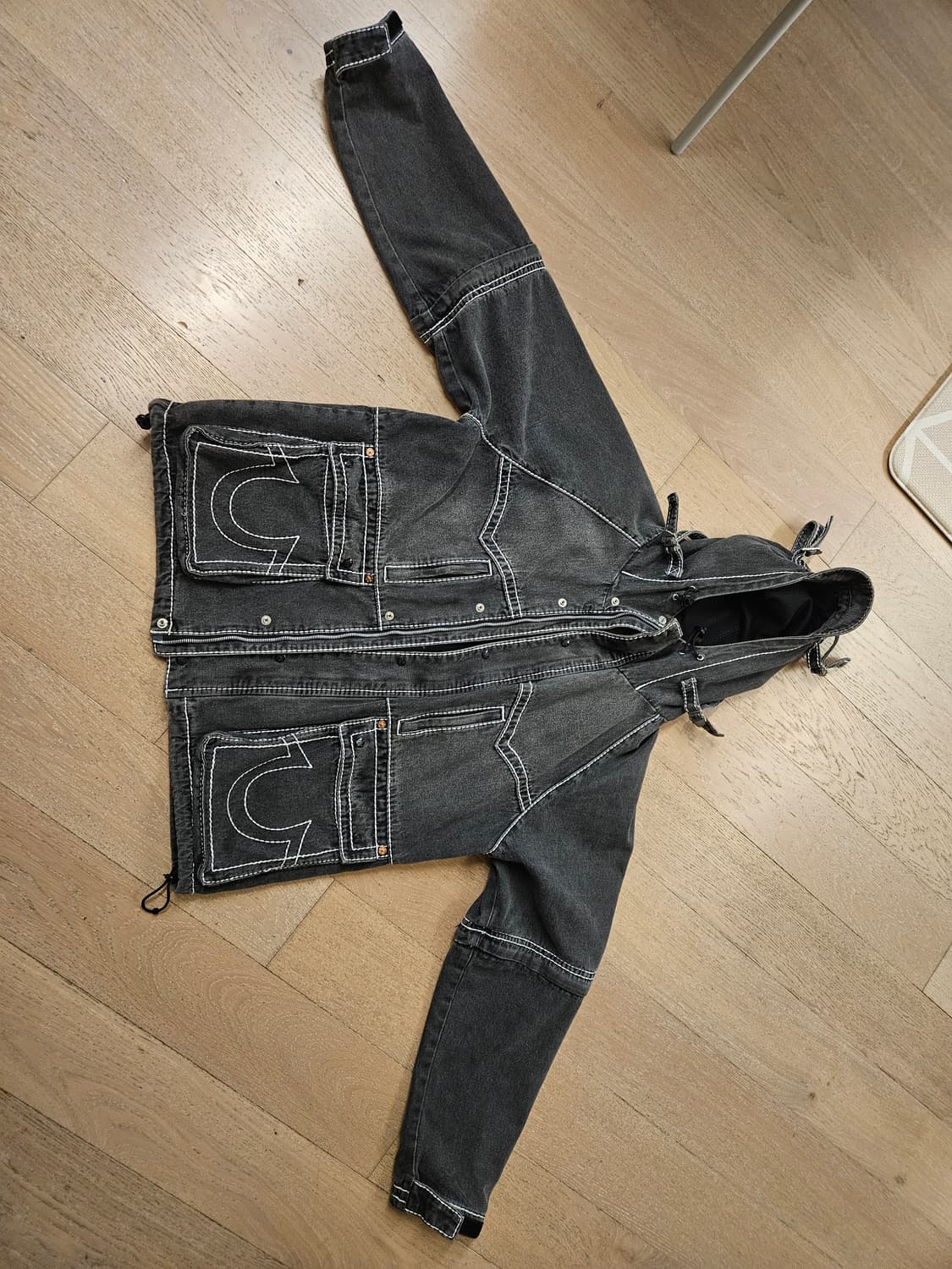 true religion×fetch sunday 데님후드자켓 상품이미지3