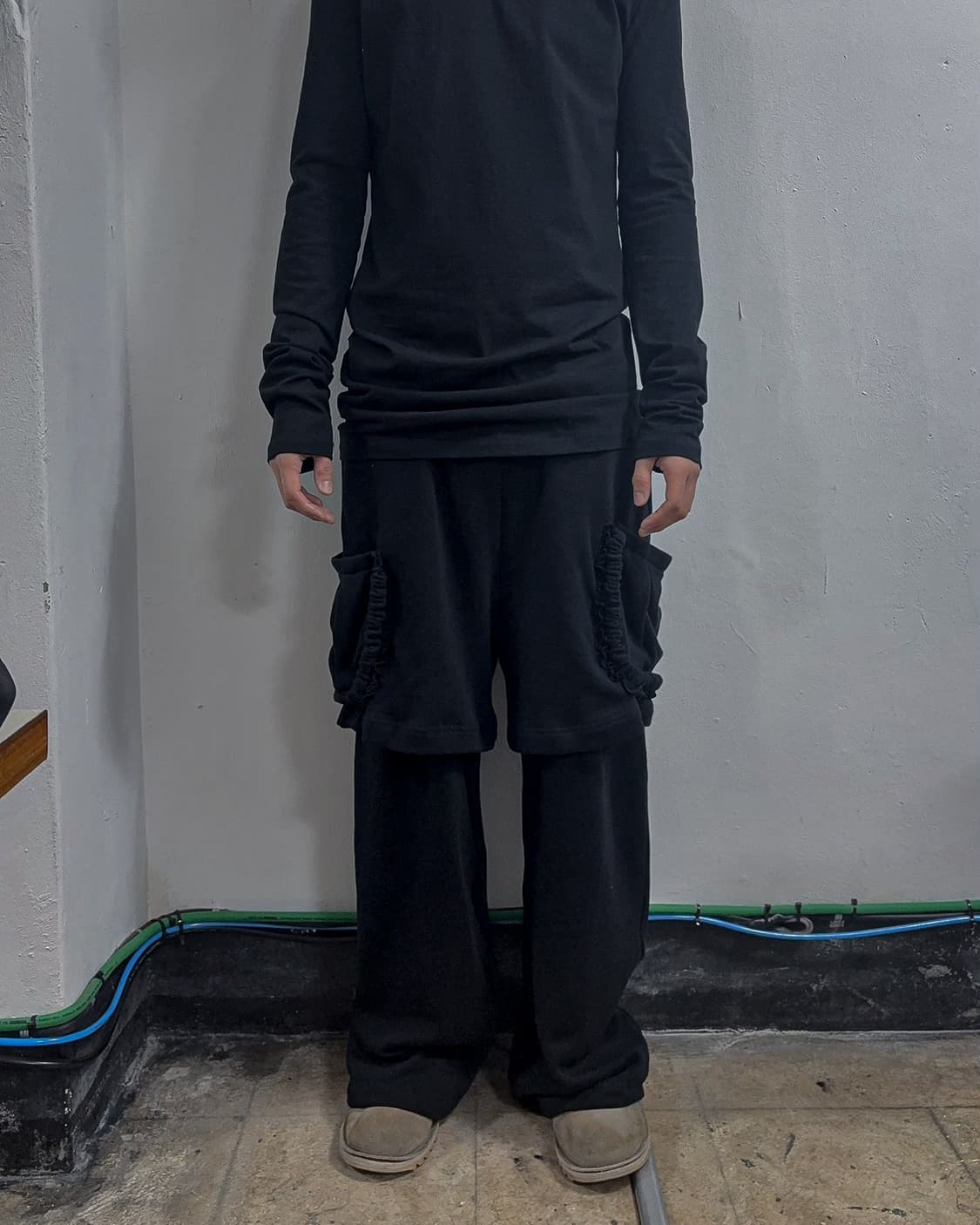 레이어드 스트럭처 스웻팬츠 상품이미지9