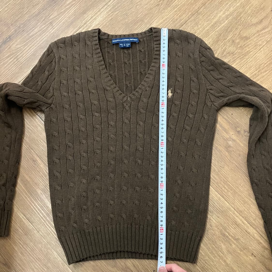 N88 폴로 꽈배기 브이넥 니트 상품이미지6