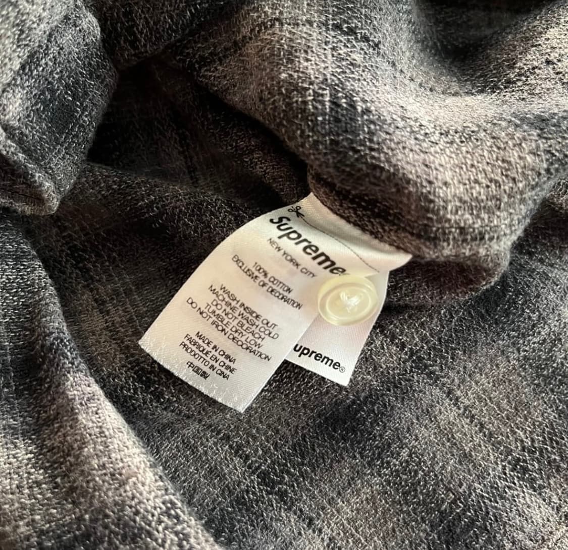 22SS 슈프림 체크 셔츠 상품이미지5