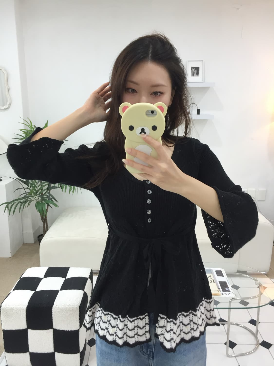 리본 가디건 상품이미지8