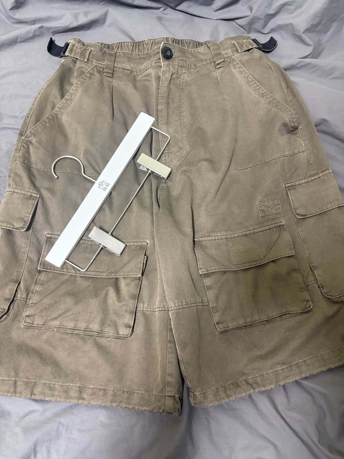 폴리테루 버뮤다 카고 팬츠 카키 3 상품이미지1