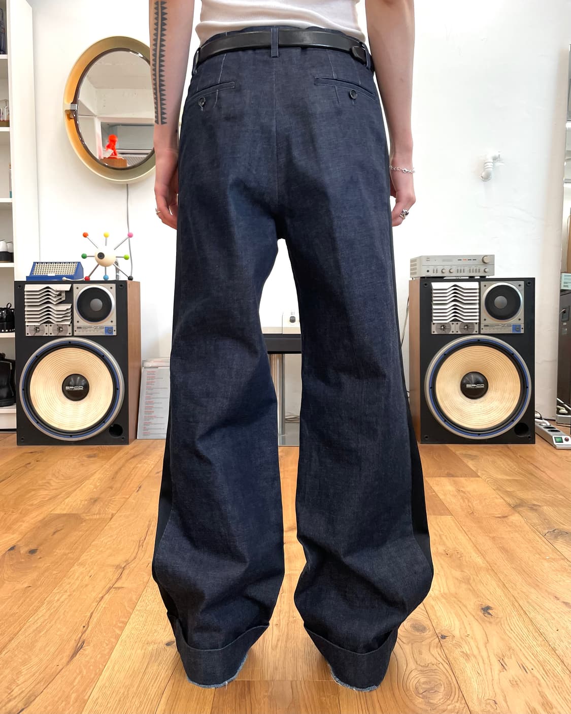 [M] 준야와타나베 와이드 데님 팬츠 상품이미지4