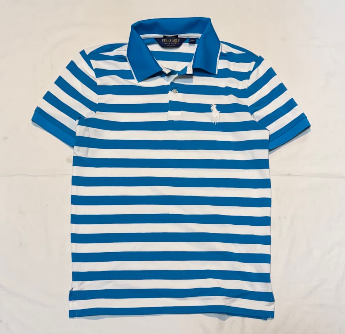 폴로 랄프로렌 빅포니 스트라이프 카라티 블루 상품이미지1