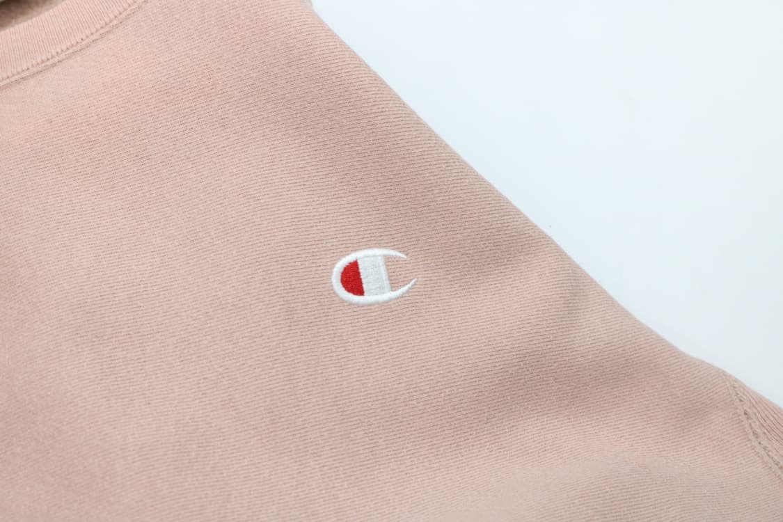 챔피온 빈티지 리버스 위브 핑크 크루넥 맨투맨 상품이미지6