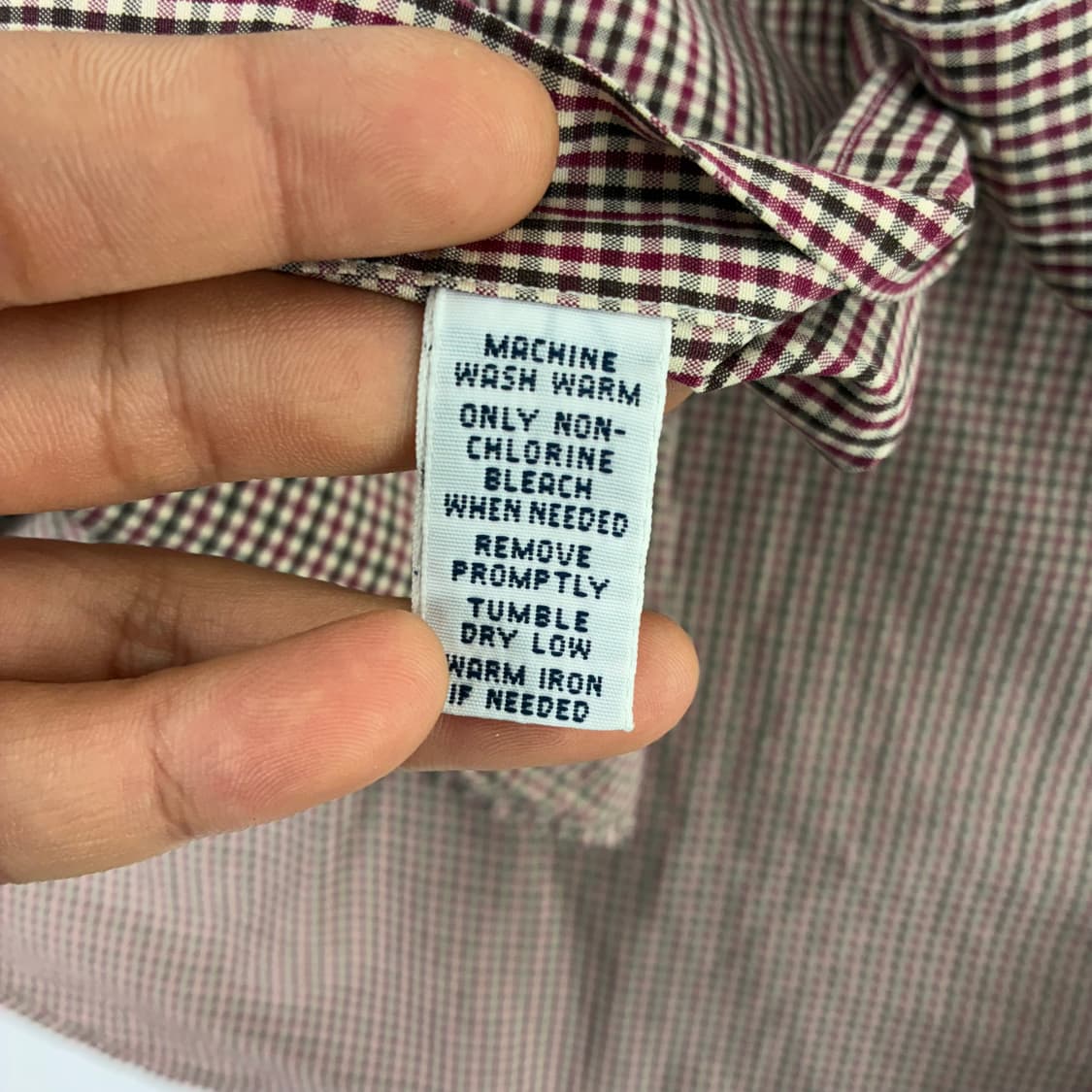 Polo  폴로 랄프로렌 90,s 자수 코튼 체크셔츠  상품이미지5