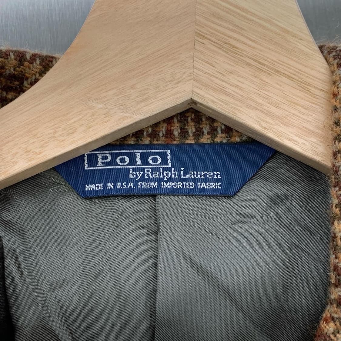 폴로 랄프로렌 하운즈투스 체크 울 싱글 3B 블레이져 상품이미지6