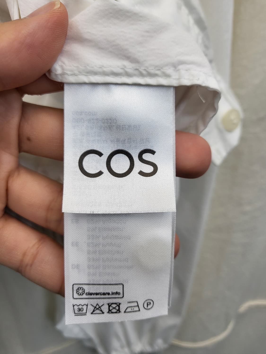 COS 화이트 크롭 셔츠 자켓 상품이미지4