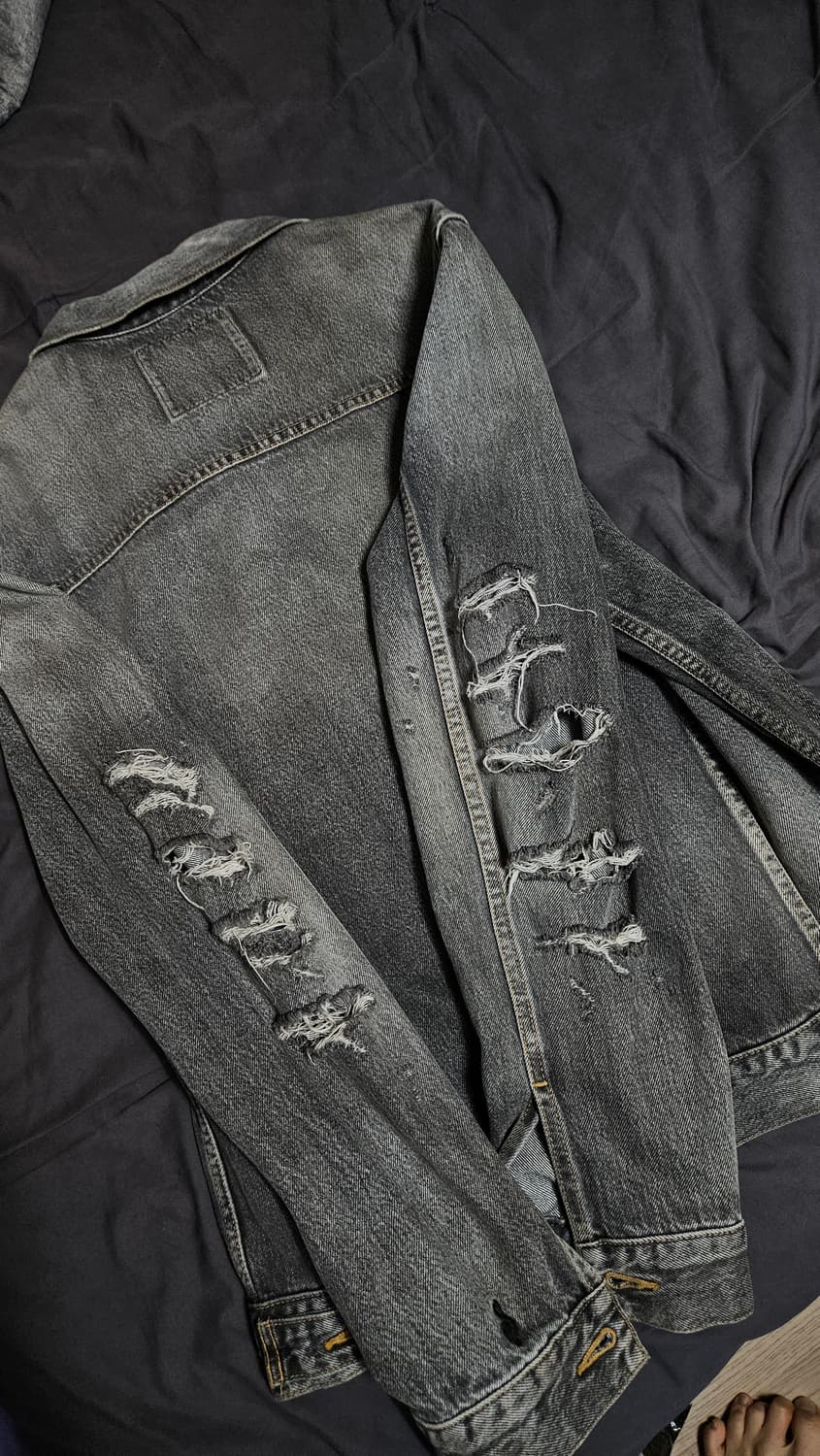 스웨거 재팬 슬릿워싱 데님자켓 L 상품이미지4