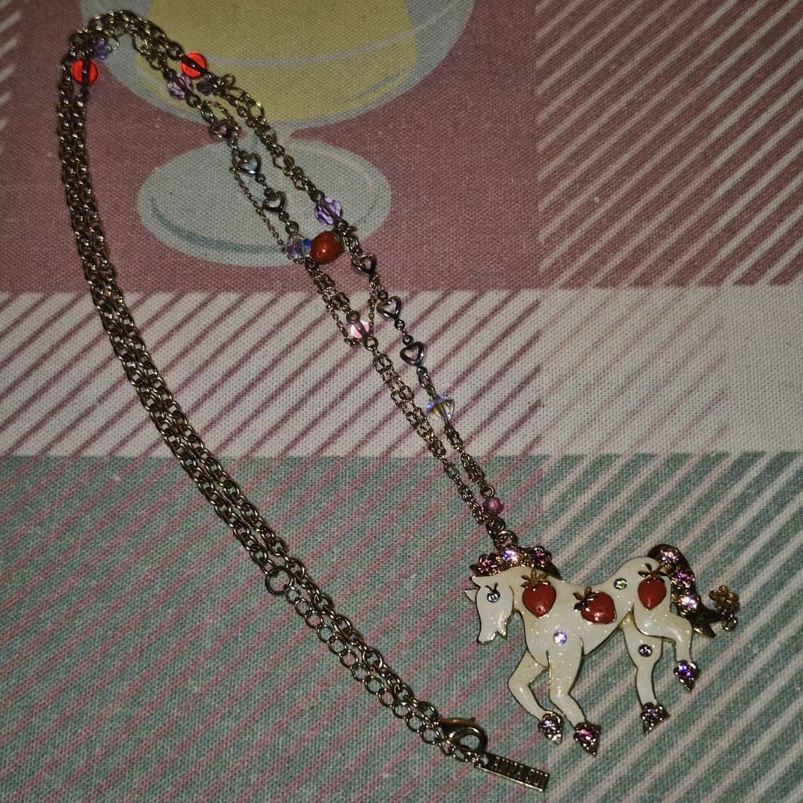 안나수이 컬렉션 유니콘 딸기 레이어드 목걸이 상품이미지10