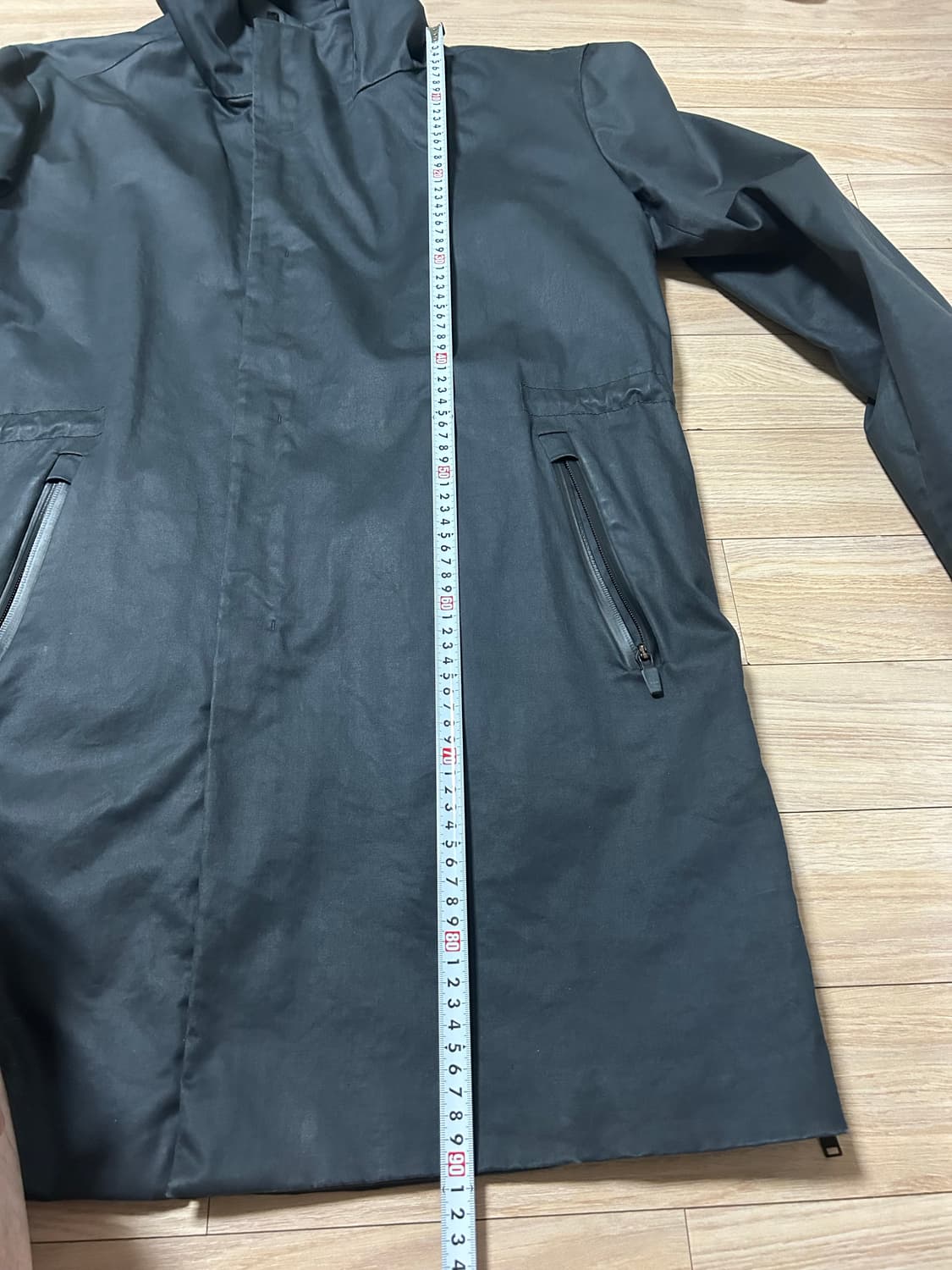 System 후드 레인코트 made in italy 상품이미지4