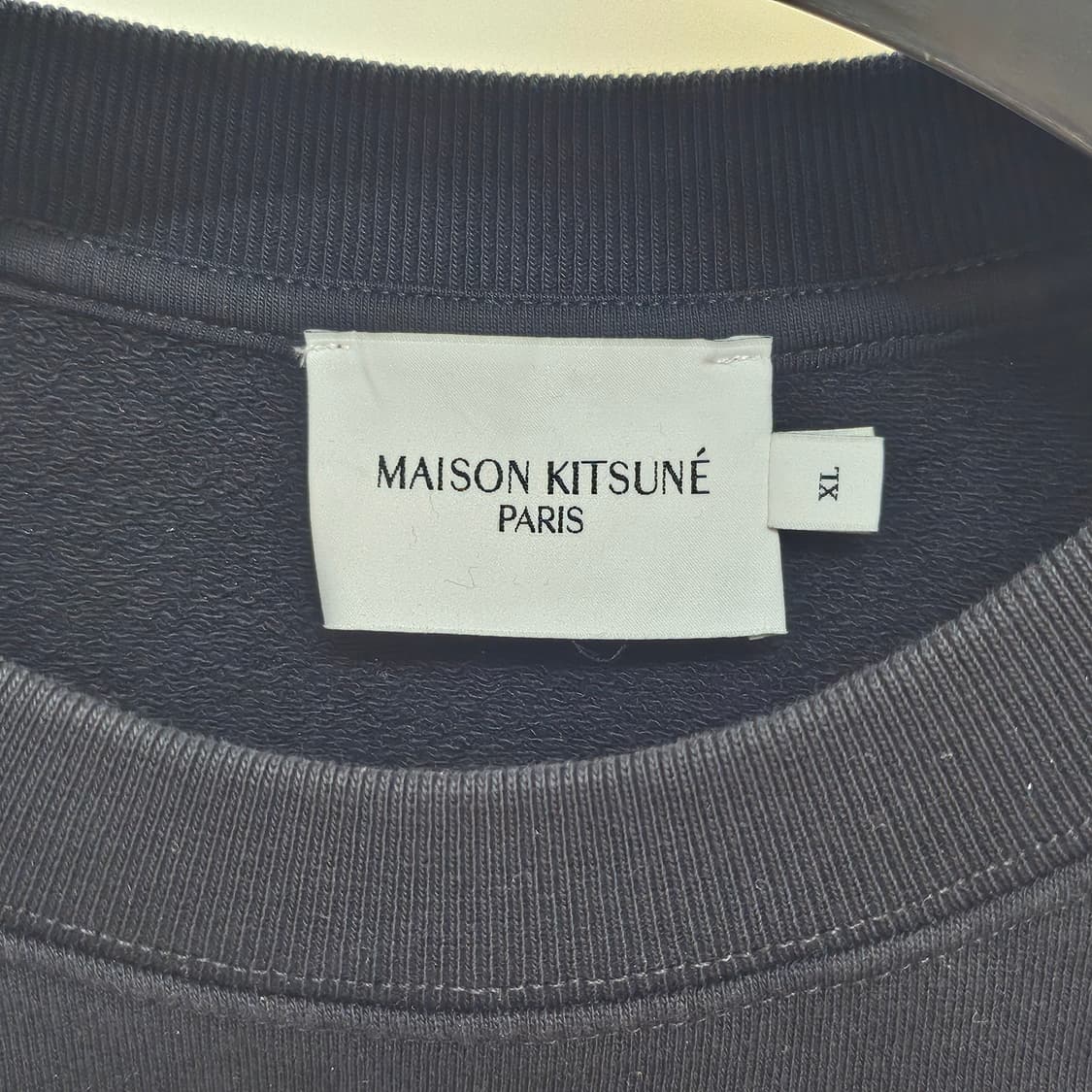메종키츠네 블랙 맨투맨 XL 상품이미지2