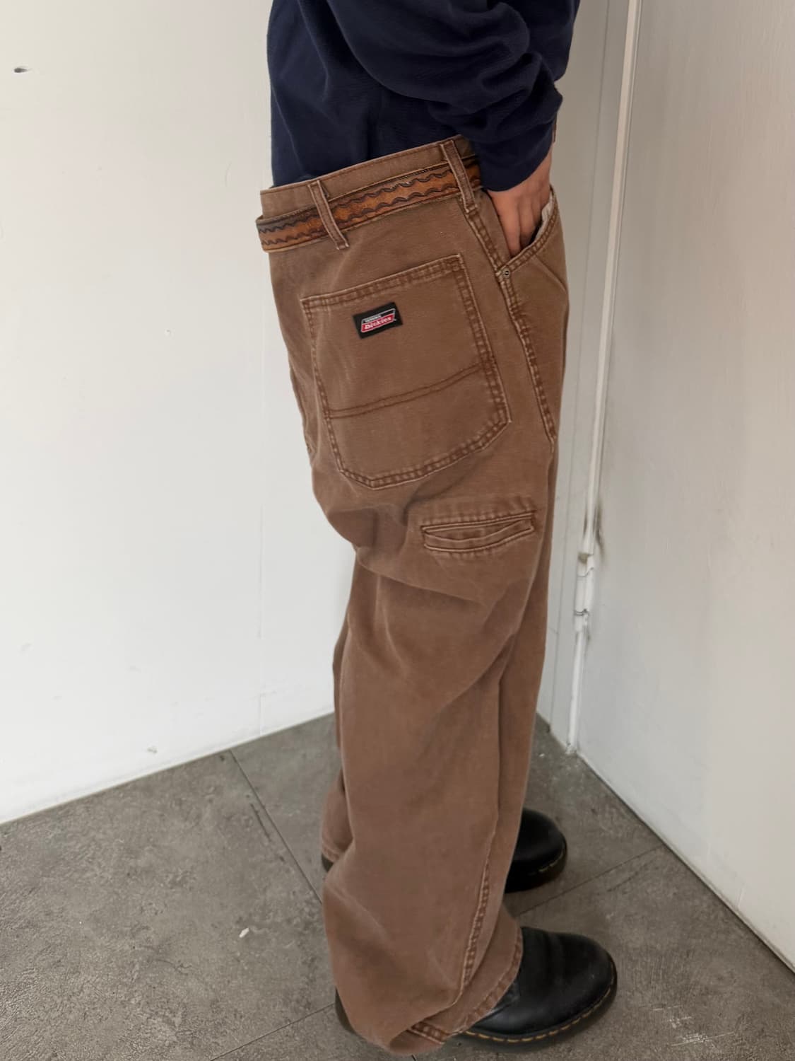 디키즈 카펜터 워크팬츠 브라운 상품이미지2