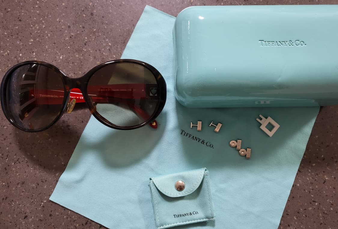 (정품)티파니 선글라스 스페셜 에디션 풀세트+다리 교체용 실버2종 세트 상품이미지9