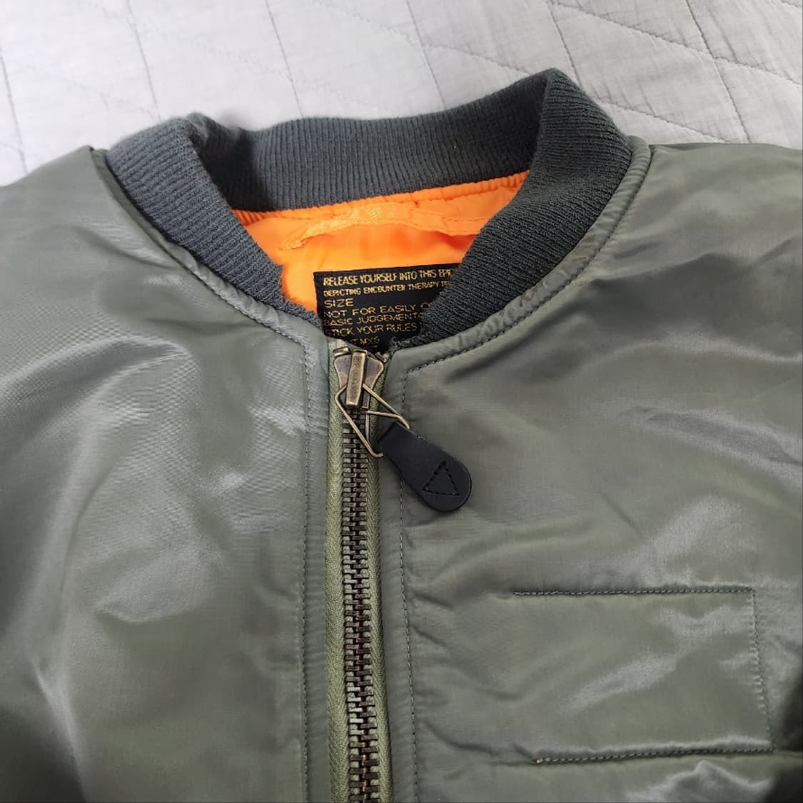 [L] 세인트미카엘 24AW MA-1 봄버 데미지 자켓 상품이미지2