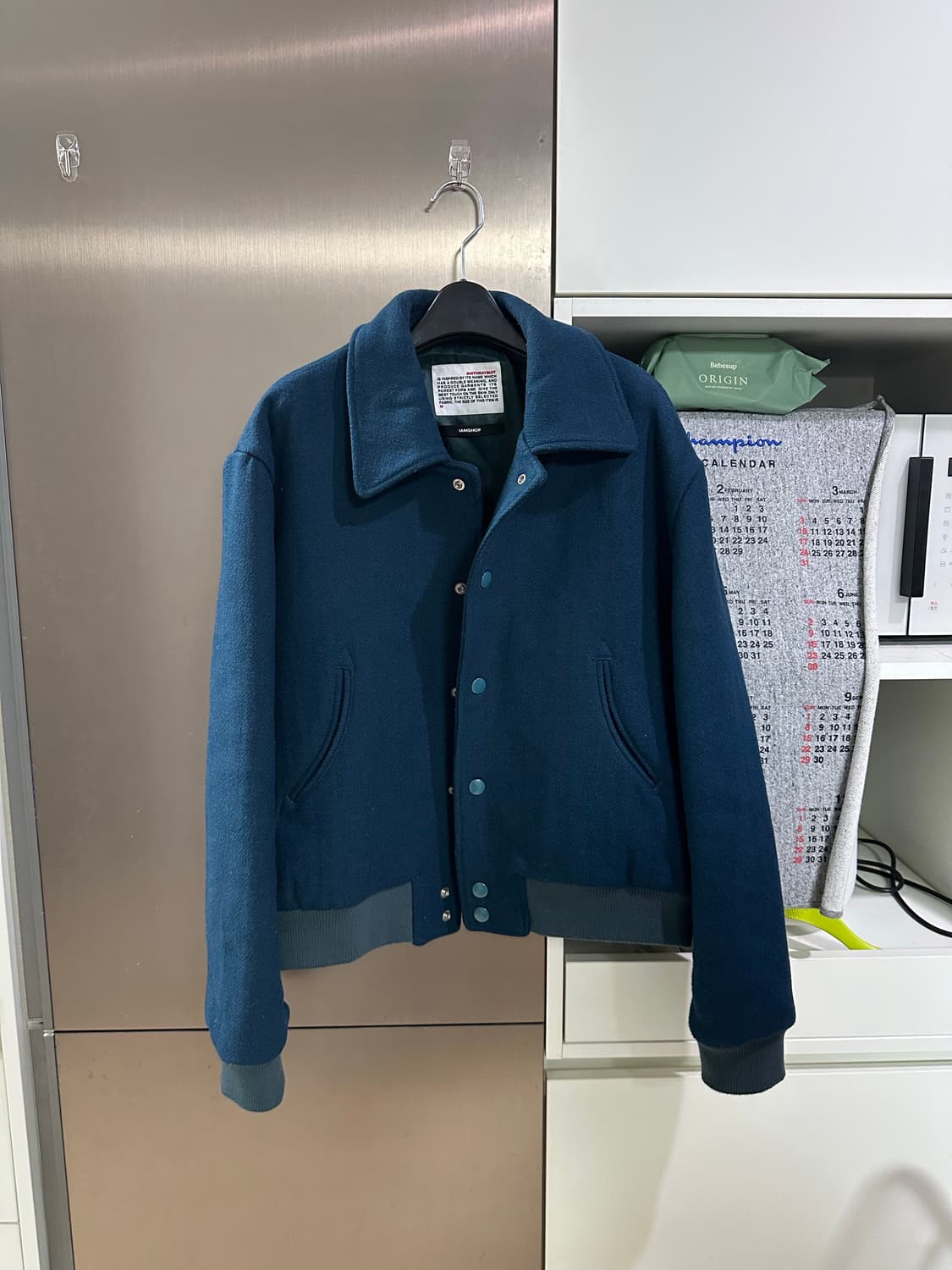 아이엠샵 birthdaysuit블루 블루종 자켓 상품이미지1