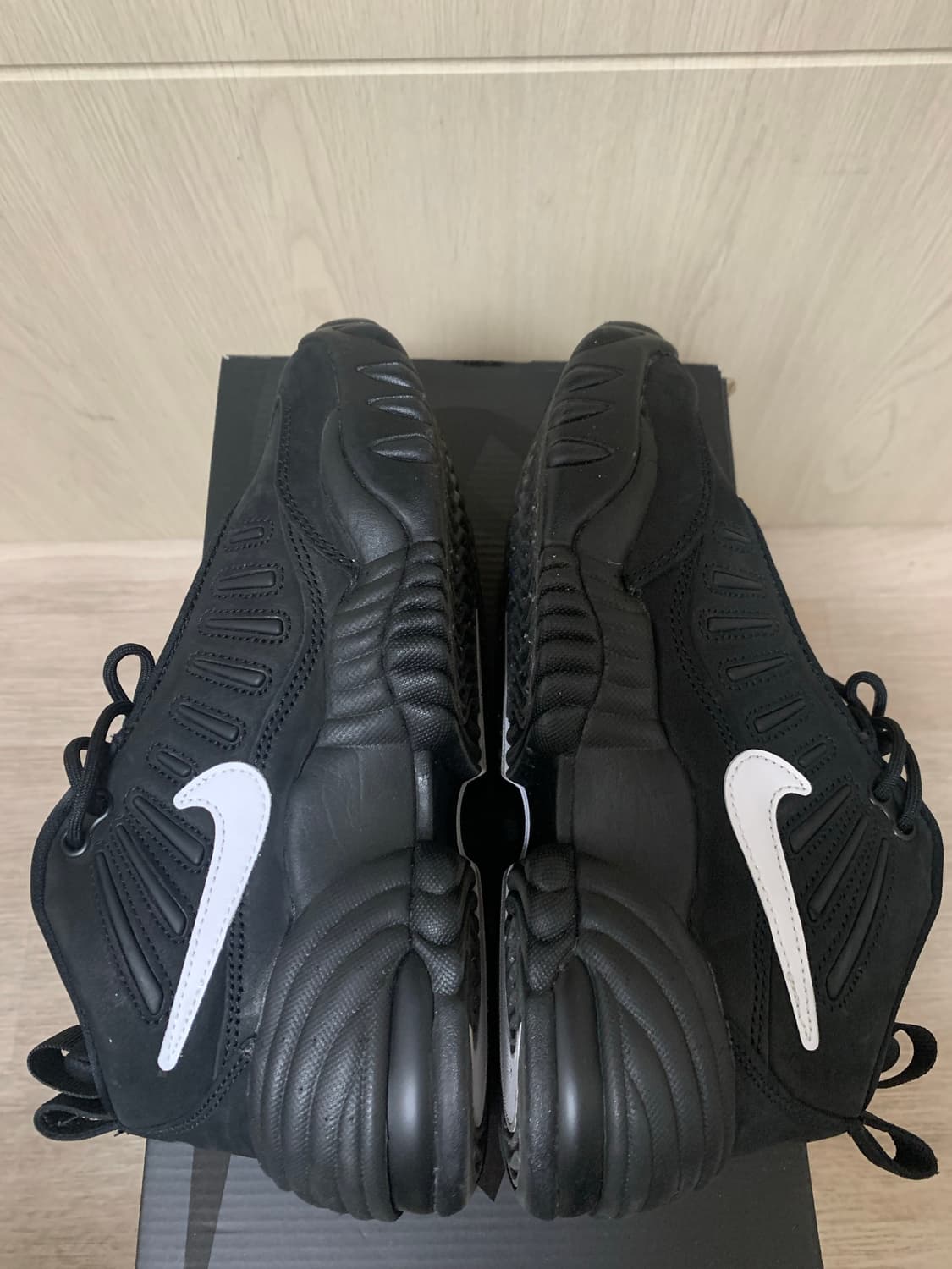 나이키 x 앰부쉬 에어 어저스트 포스 SP 블랙 앤 싸이킥 퍼플 상품이미지5