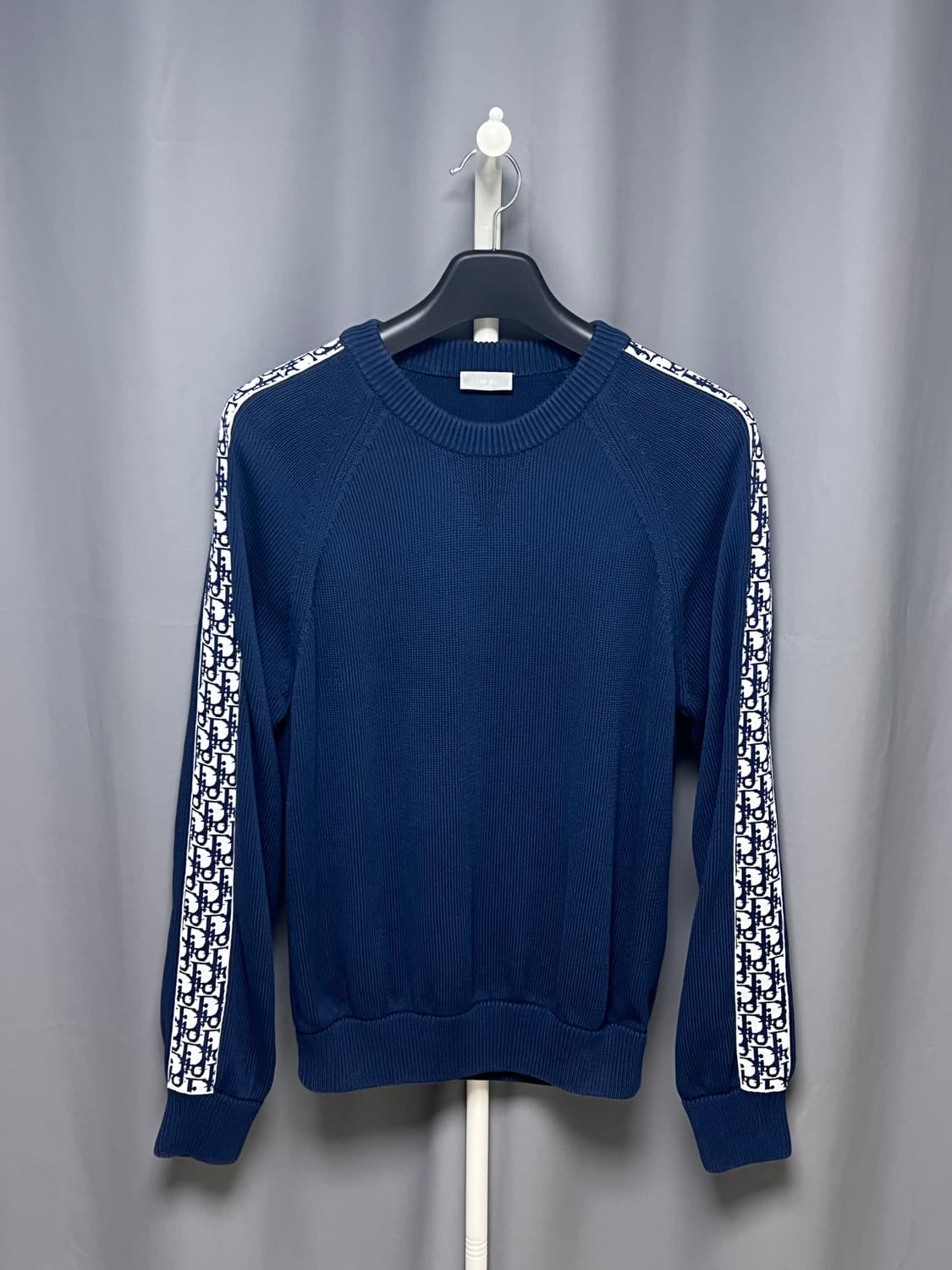 [정품] 드라이 O / 디올 인서트 니트 네이비 L 상품이미지1