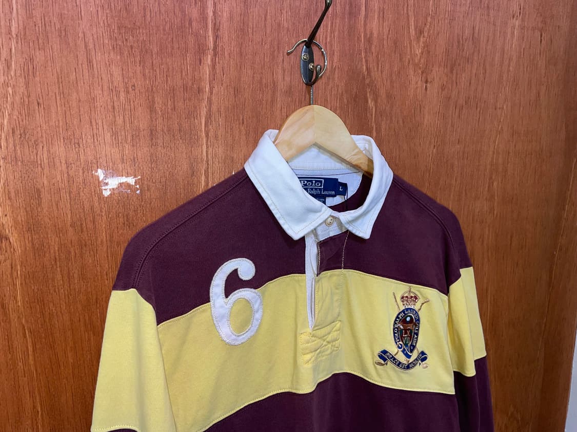 (L) POLO 폴로 랄프로렌 카라 럭비티 상품이미지2
