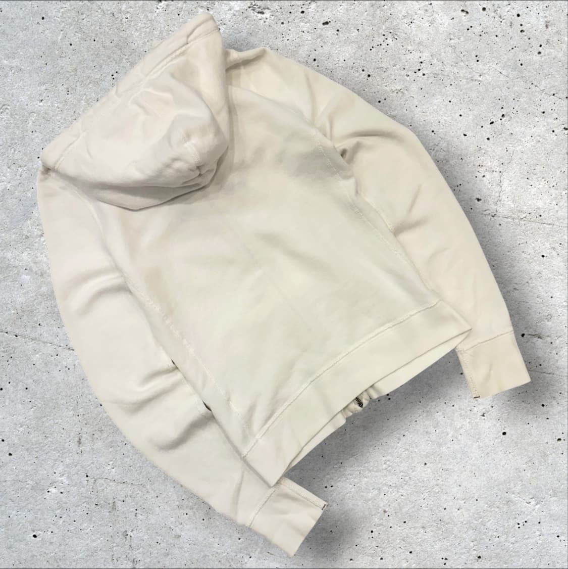 [M] 아베크롬비 아치로고 화이트 기모 후드집업 D834 상품이미지2