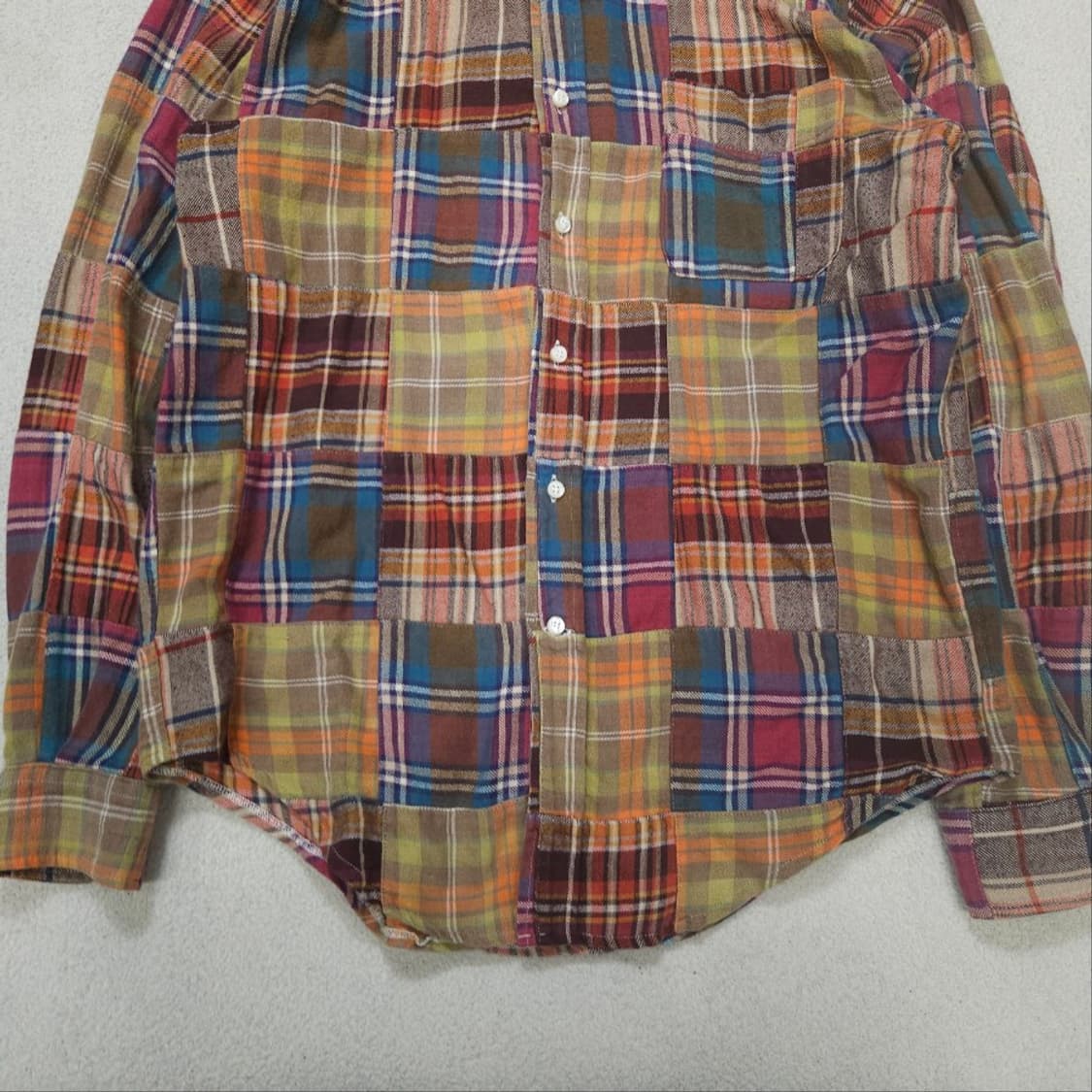 페로우즈 패치워크 셔츠 M 상품이미지4