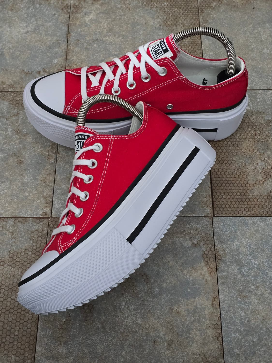 (250)컨버스 척테일러 올스타 더블 스택 레드 로우 상품이미지3