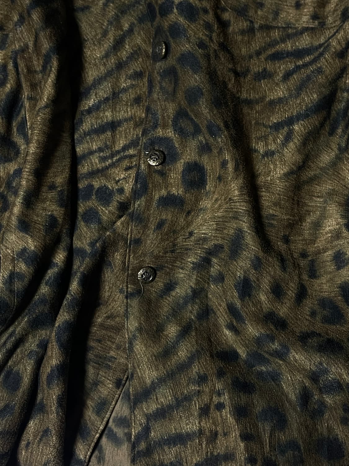 (Japanese vintage)leopard shirts jacket 상품이미지4