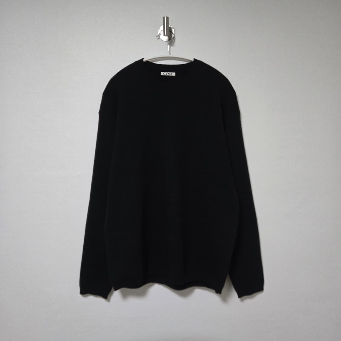 쿠어 캐시미어 혼방 블랙 니트 / 남성 니트 / 여성 니트  상품이미지3