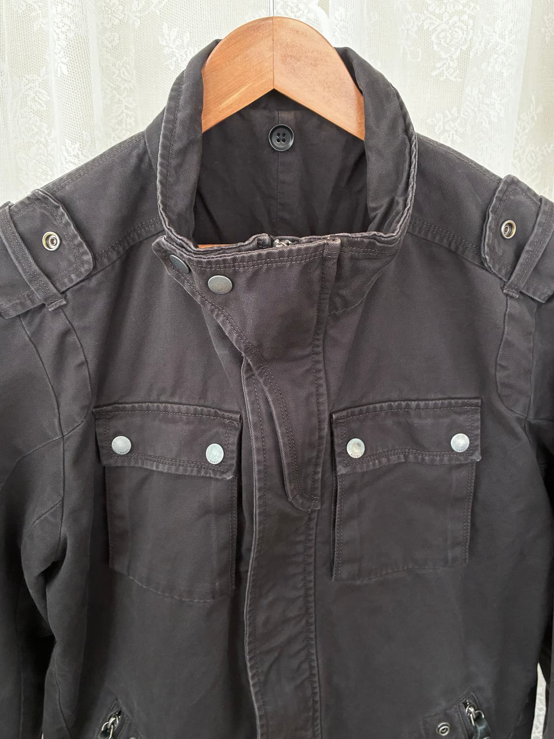 XL) 디젤 빈티지 야상 필드자켓 차콜 상품이미지4