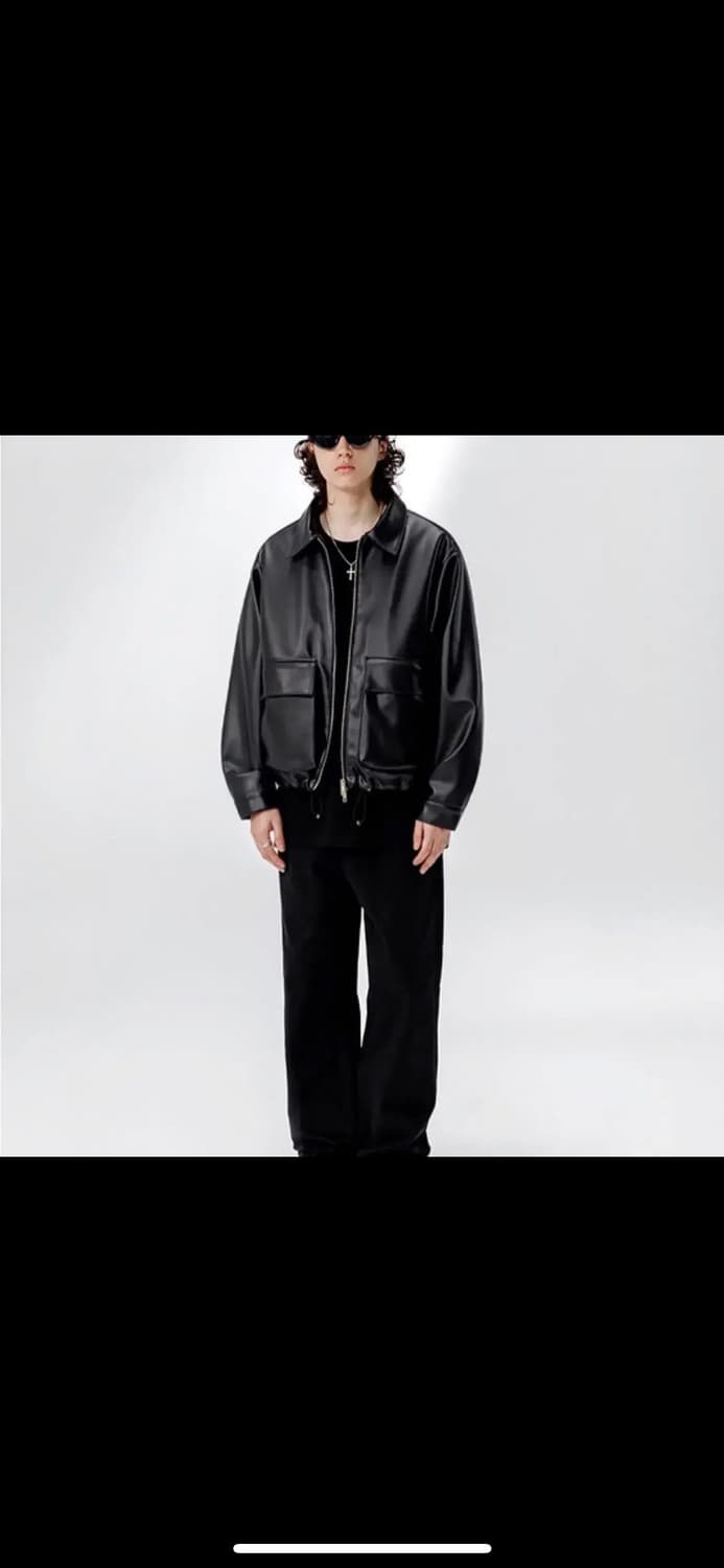 라퍼지스토어 레더 블루종[L] 상품이미지5