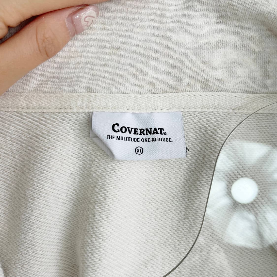 D2 커버낫 C 로고 하프 집업 맨투맨 XL사이즈 상품이미지6