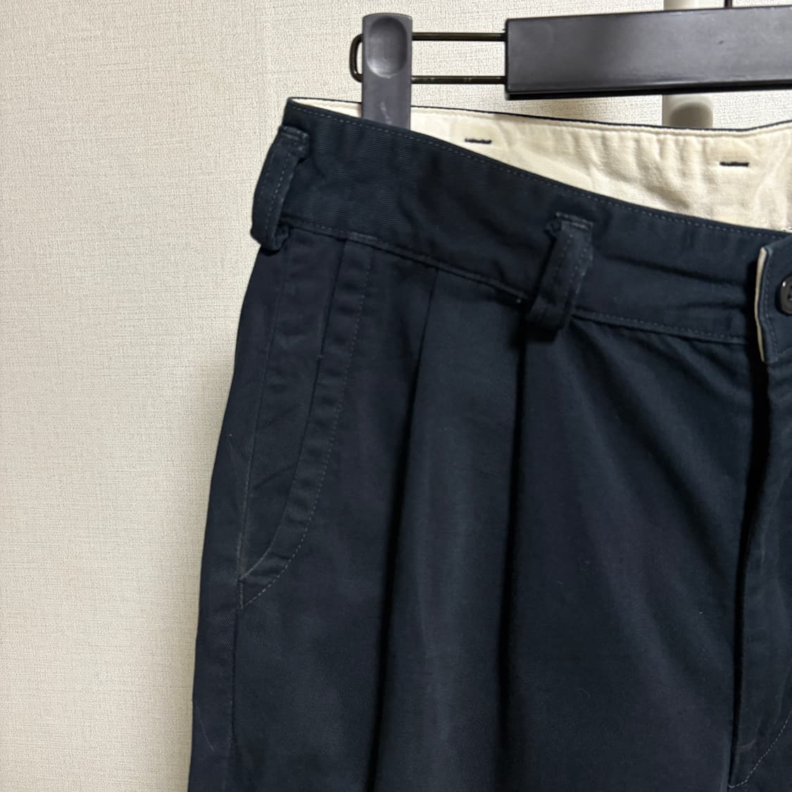 오어슬로우 투턱 8부 벌룬 치노팬츠 / 네이비, 2 상품이미지4