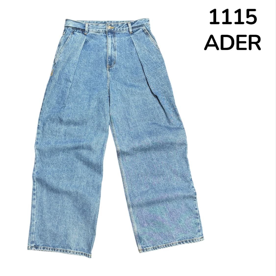 아더에러 연청 와이드 핀턱 데님 팬츠 청바지 m 상품이미지1