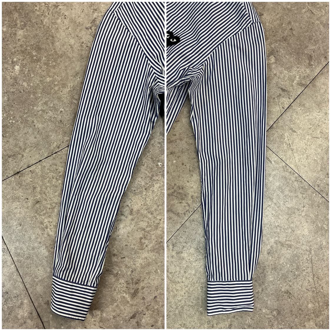 꼼데가르송 스트라이프 셔츠 네이비 S #csz2728  상품이미지6